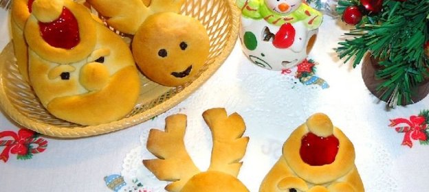 Булочки Новогодние