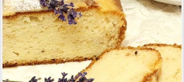 Лимонно-лавандовый кекс с цитрусовой карамелью Аромат лета