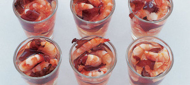 Креветки в желе