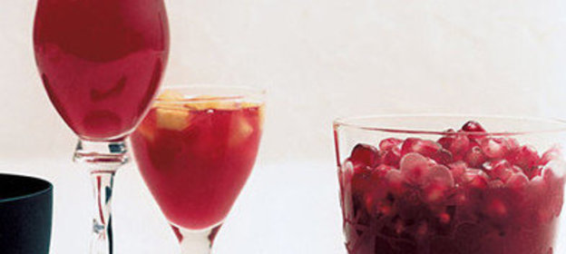 Желе с гранатом и ананасом