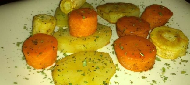 Печеные овощи - витамины в пост