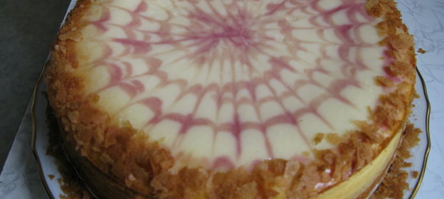 Чиз-кейк с вишневой начинкой