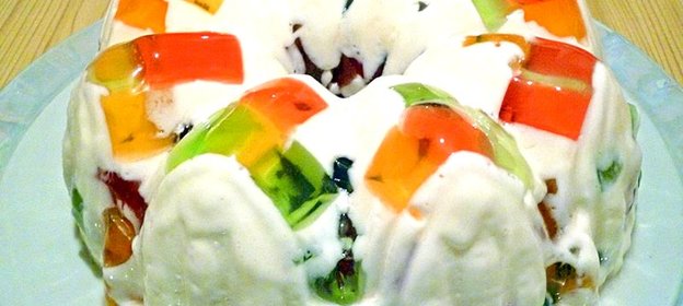 Желейный десерт Мозаика