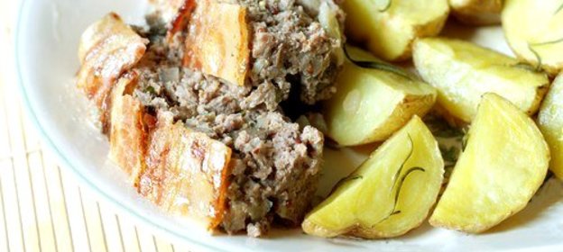 Слоеный мясной хлеб