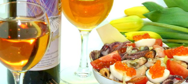 Салат Морская поэма для романтического ужина или прихода неожиданных гостей