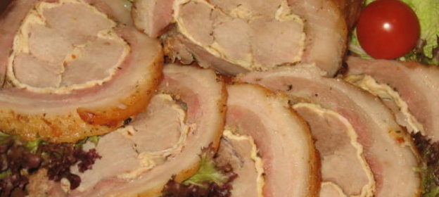 Мясо барашка с листовым салатом