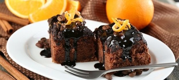 Шоколадный пирог с апельсином