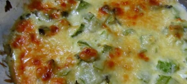 Запеканка из свежих кабачков