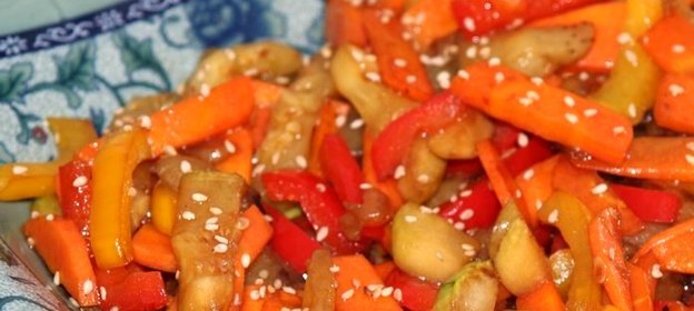 Овощи в воке