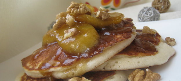 Оладьи с бананами (Banana Pancakes)