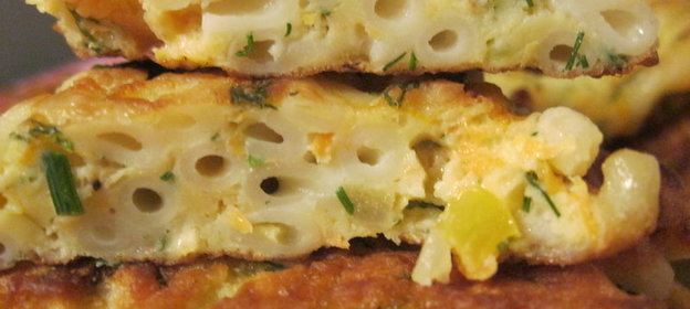 Оладьи из макарон - 2