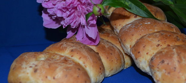 Сырный хлеб с творожной начинкой