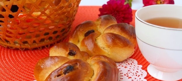 Венские булочки с изюмом