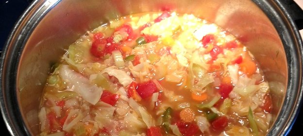 Постные щи в мультиварке