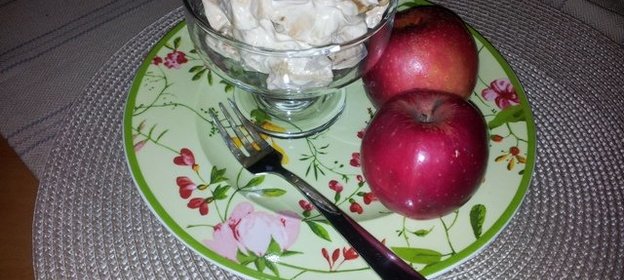 Легкий яблочный десерт(вариант)