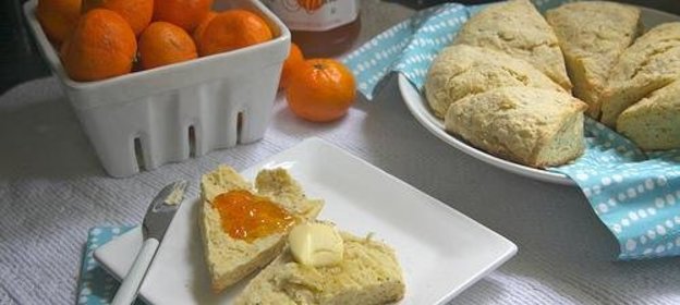 Апельсиновые булочки с маком