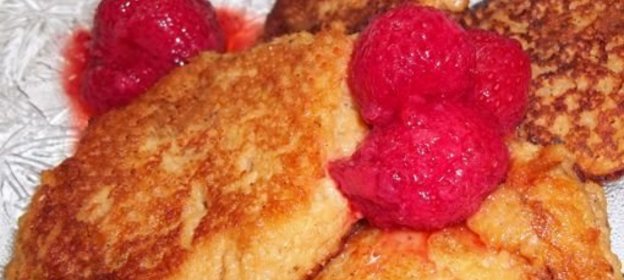 Оладьи из яблок и овсянки