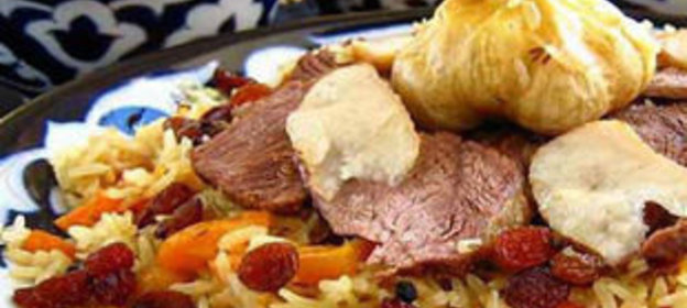 Овощи с рисом и грибами