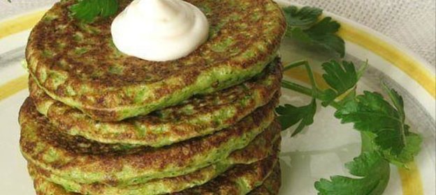 Оладьи из брокколи
