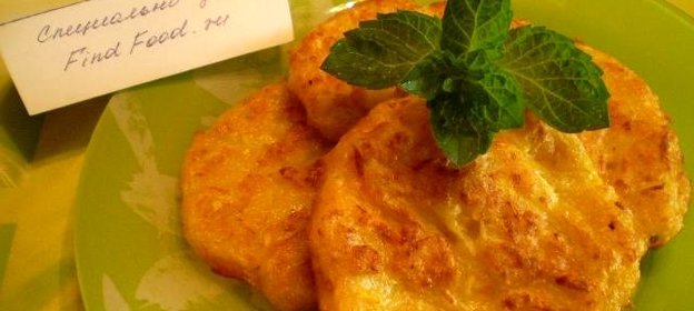 Кабачковые оладьи с чесноком