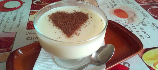 Молочно-ванильное желе