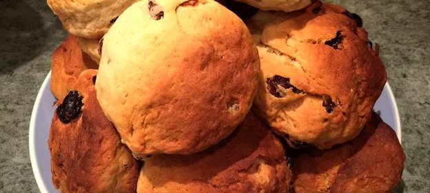 Английские сдобные булочки к чаю при диабете