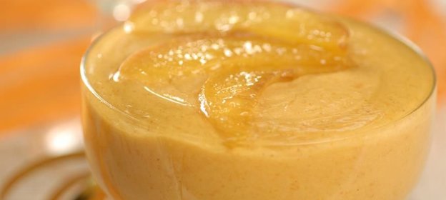 Желе из хурмы с нектаринами