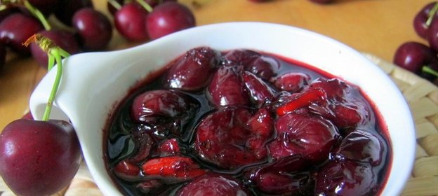 Соус из черешни