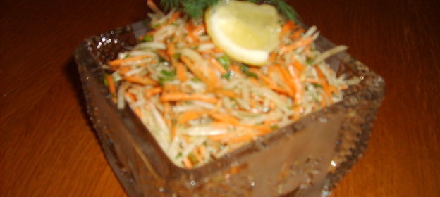 салат из кольраби с морковью