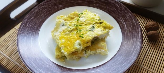 Запеканка из кабачков с фетой