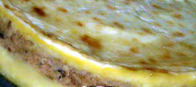 Картофельная запеканка с курицей и грибами