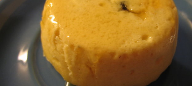 Творожная запеканка с яблочной начинкой в СВЧ-печи