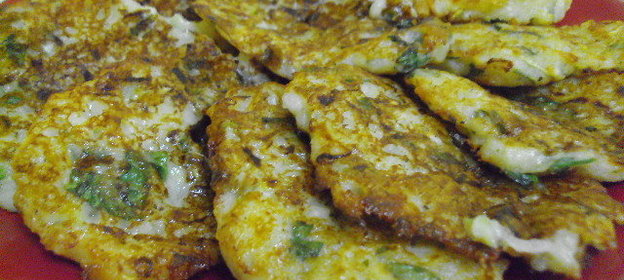 Картофельно-кабачковые оладьи