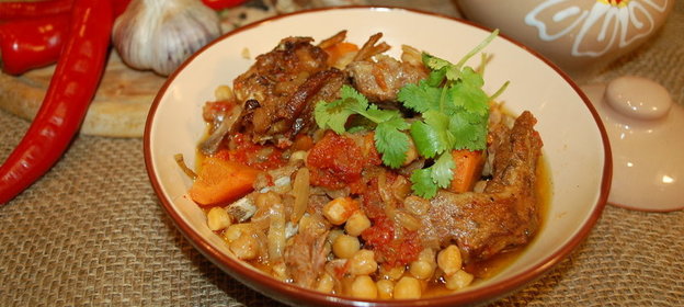 Томленые бараньи ребрышки