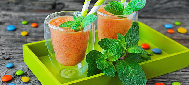 Морковный смузи с маракуйей