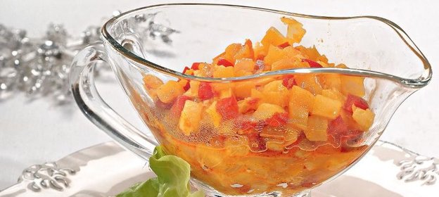 Острый фруктовый чатни к мясу