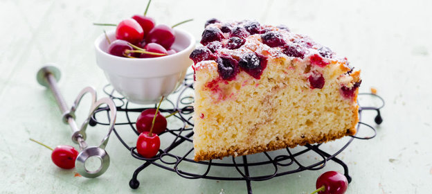 Кекс с вишней