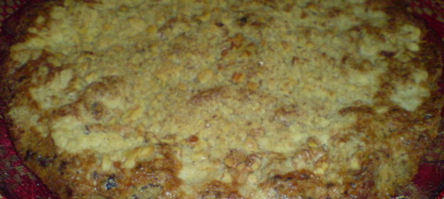 Домашний кофейно-шоколадно-ореховый пирог