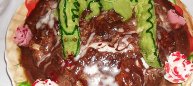 Луковый суп с запеченным хлебом