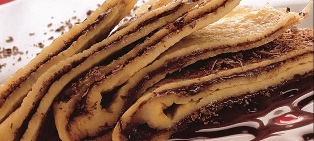 Блинчики с шоколадом