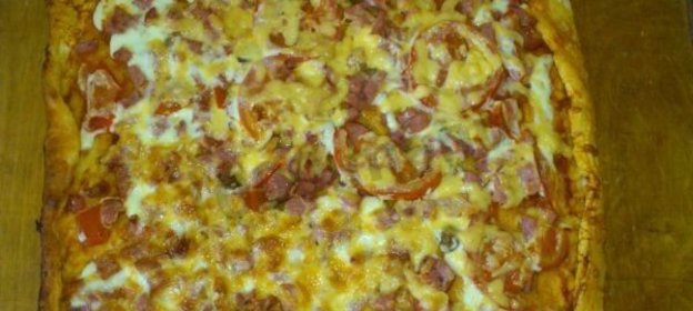 Пицца домашняя