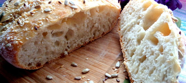 Хлеб в кастрюле (без замеса!)