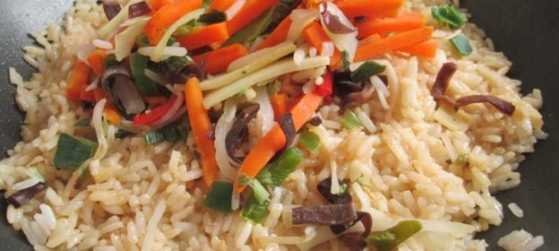 Овощи с рисом