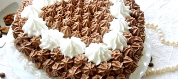 Ореховый торт с кофейным кремом