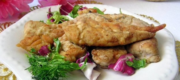 Жареная икра камбалы