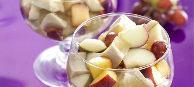 Ромовый десерт с желе