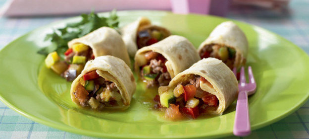 Лепешка с рататуем