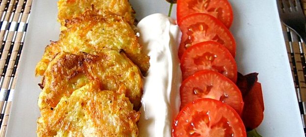 Оладьи из кабачков с морковью