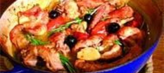 Кролик с оливками