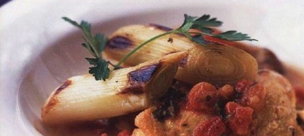 Шашлычки из морских гребешков и креветок с медом